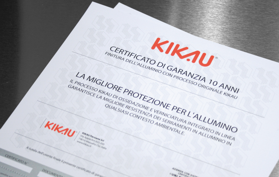 Kikau Coating Certification